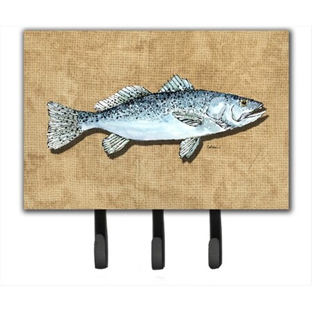 Carolines Treasures 6 x 9 in. Speckled Trout Leash or Key Holder 8809TH68
